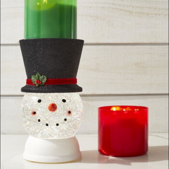 Bath and Body Works Glitter Swirling Snowman Water Globe ❄️☃️ - Picture 15 of 17